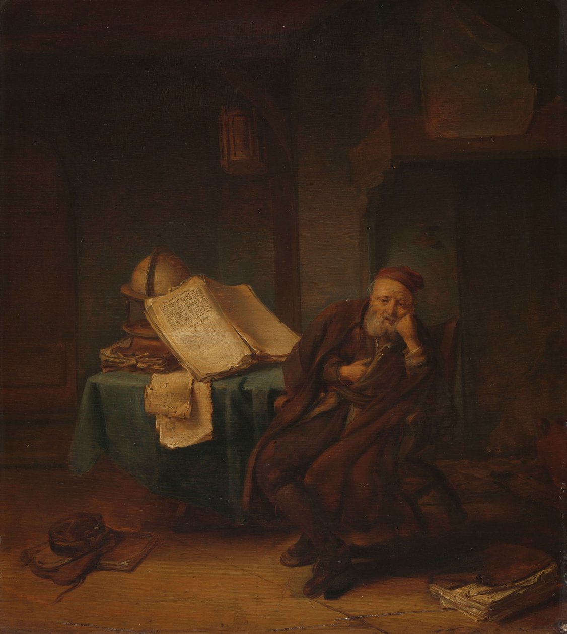 Filósofo en su estudio de Jacob van Spreeuwen