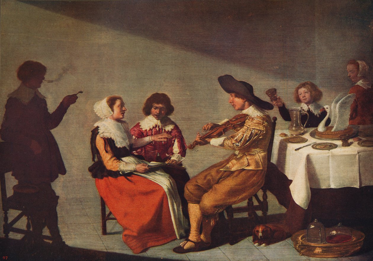 Una Fiesta Musical, 1631 de Jacob van Velsen