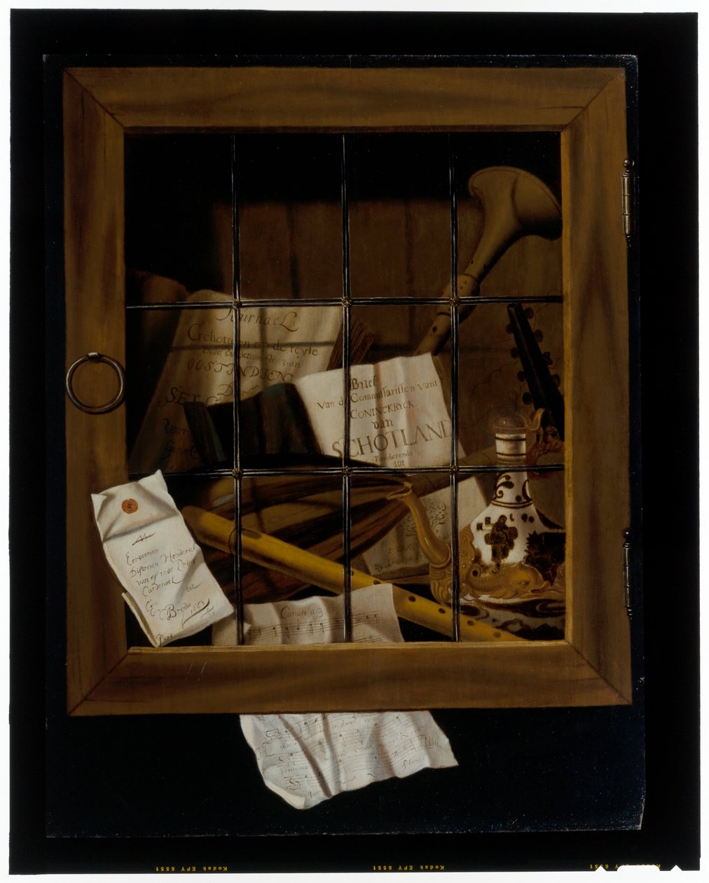 Un bodegón trampantojo de Jacob van Walscapelle