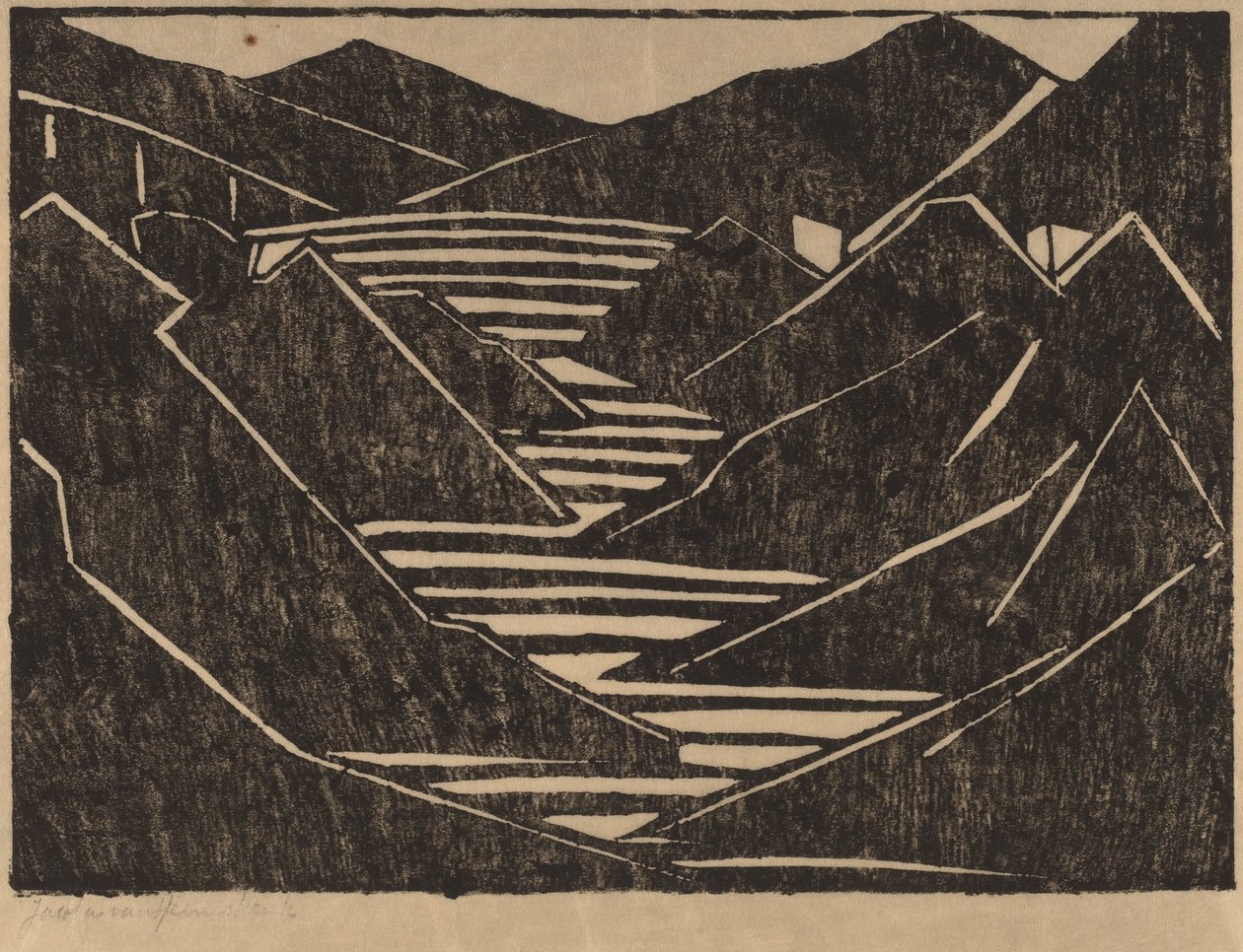 Fiordo, 1916 de Jacoba van Heemskerck van Beest