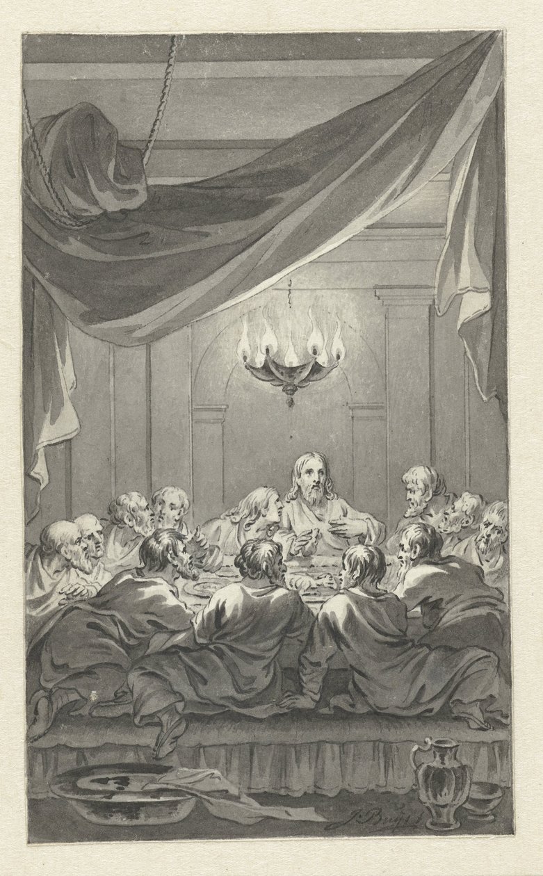 la cena del señor de Jacobus Buys