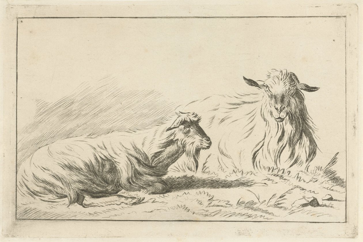 Dos cabras mentirosas de Jacobus Cornelis Gaal