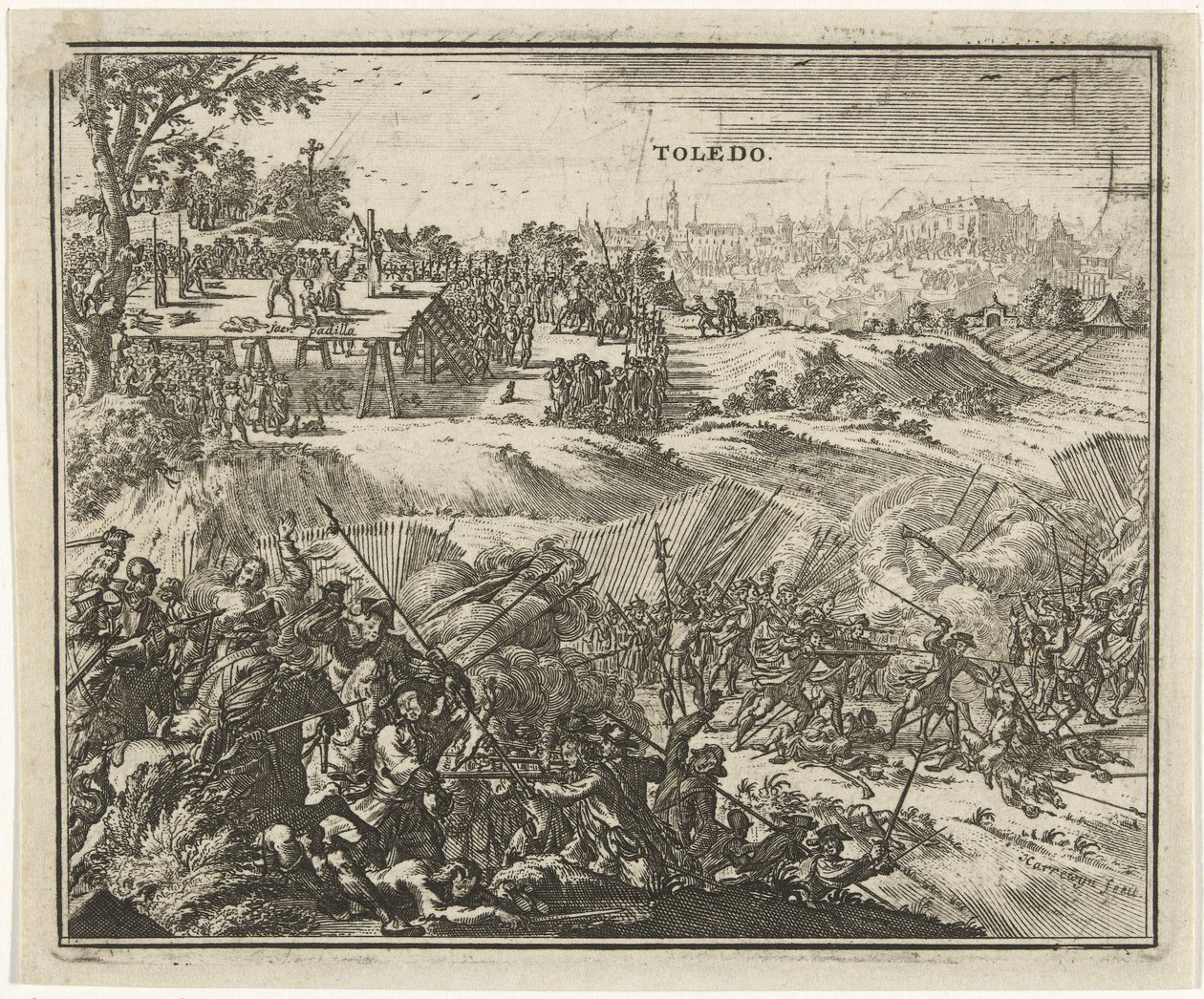 Batalla en Toledo Revuelta de las comunidades de Jacobus Harrewijn
