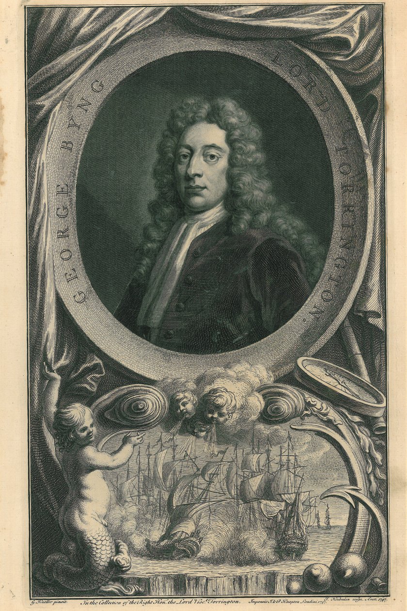 Lord Torrington de Jacobus Houbracken