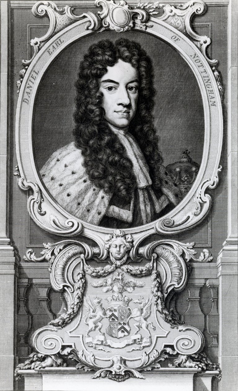 Daniel Finch, 2º Conde de Nottingham y 7º Conde de Winchilsea (1647-1730) de Jacobus Houbraken