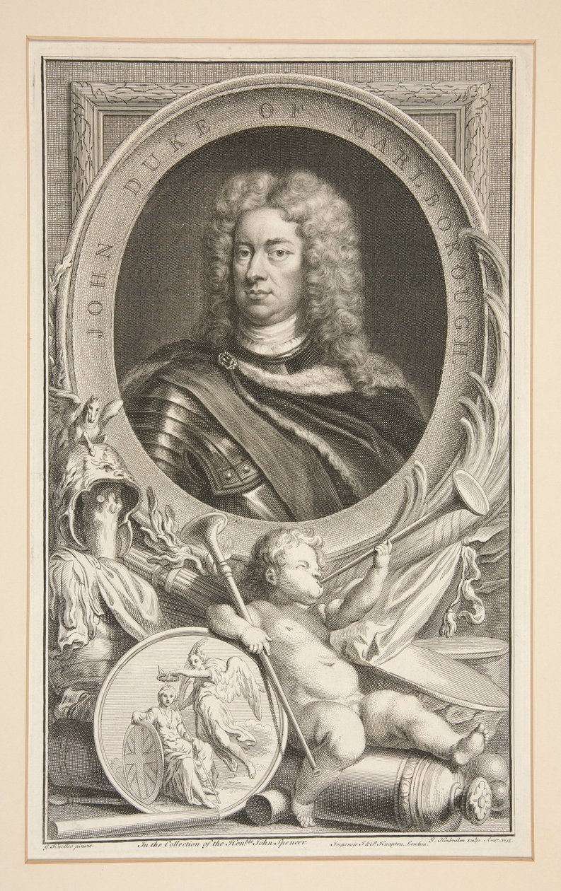 Juan, duque de Marlborough de Jacobus Houbraken