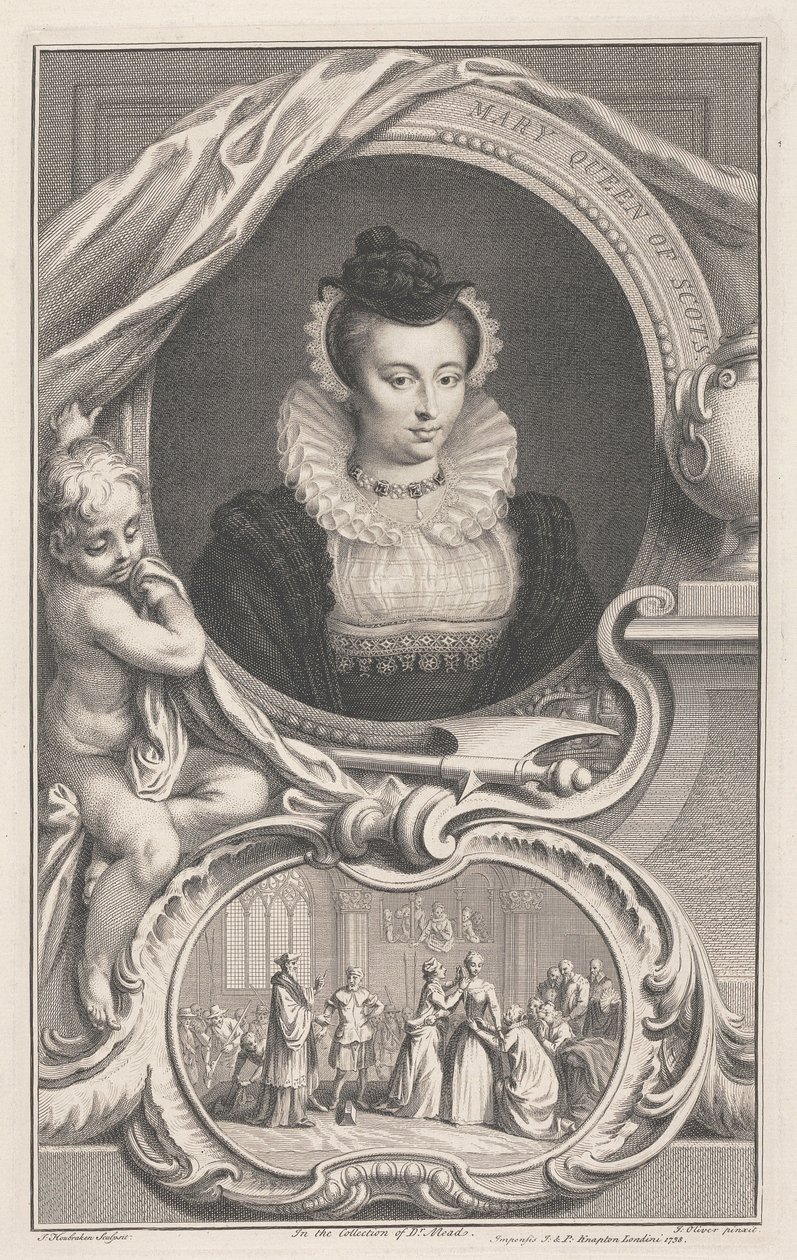 María Estuardo, reina de Escocia de Jacobus Houbraken