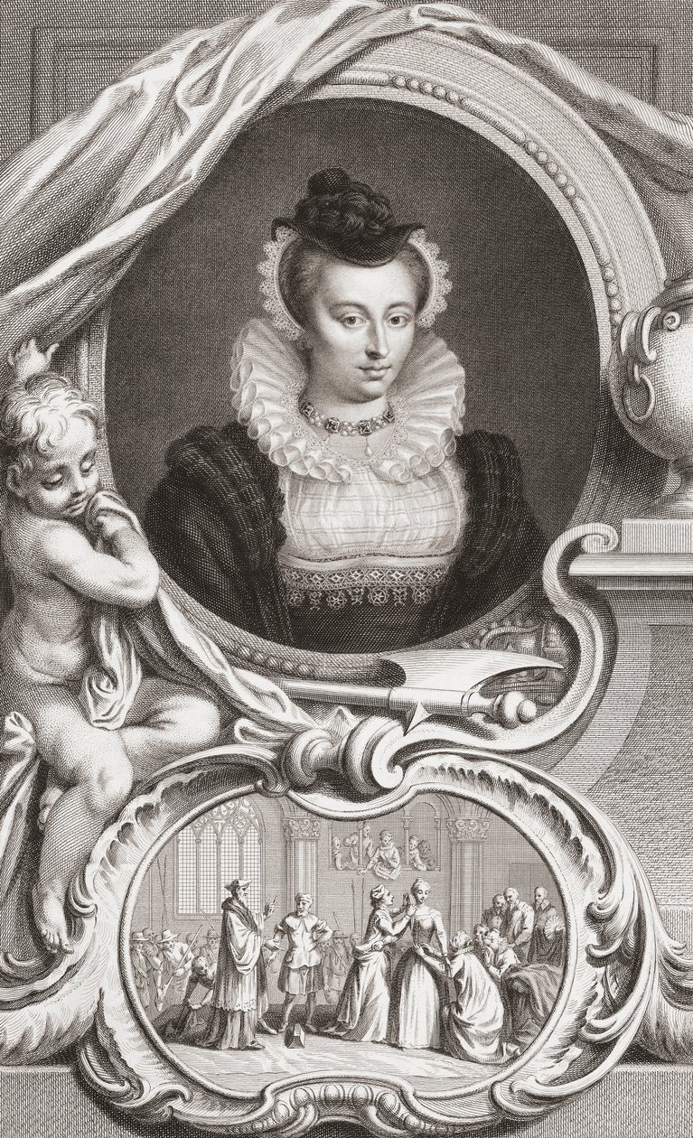 María, Reina de Escocia de Jacobus Houbraken