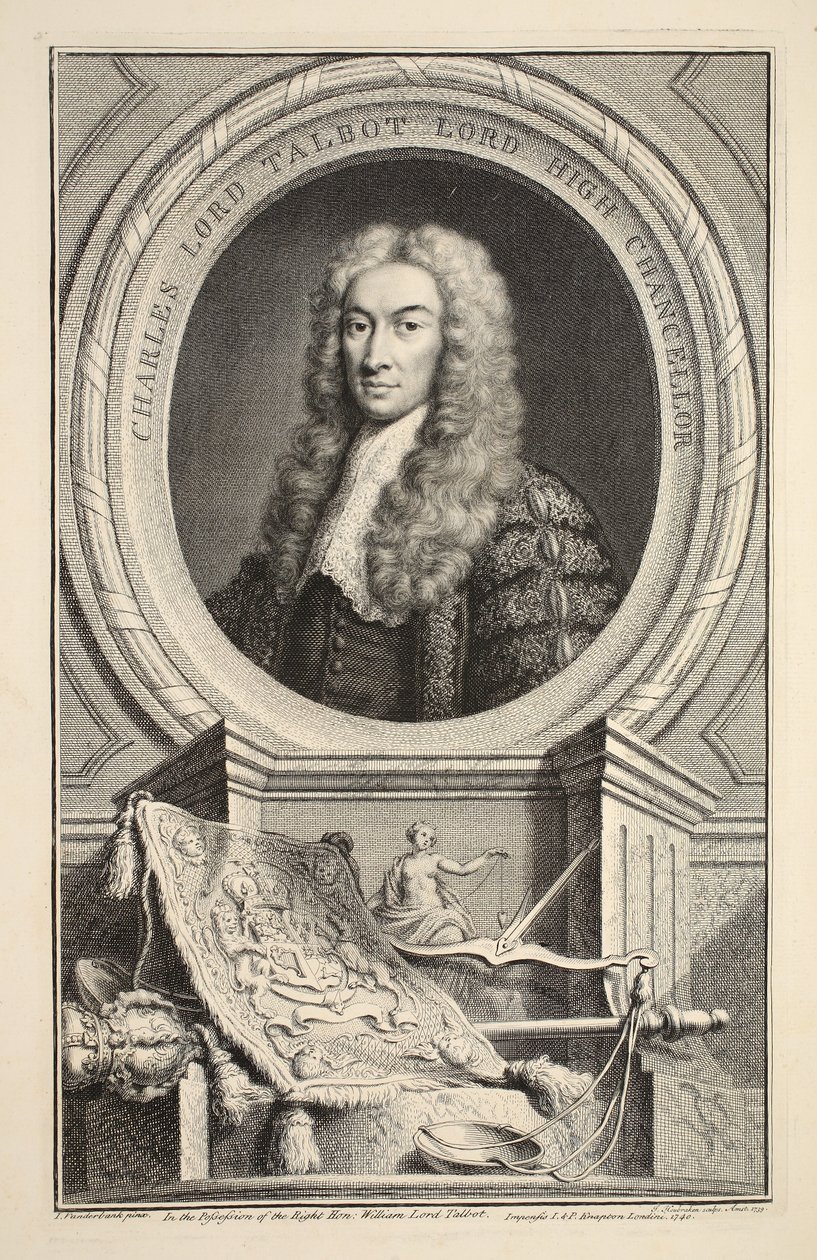 Retrato de Charles, Lord Talbot, ilustración de 