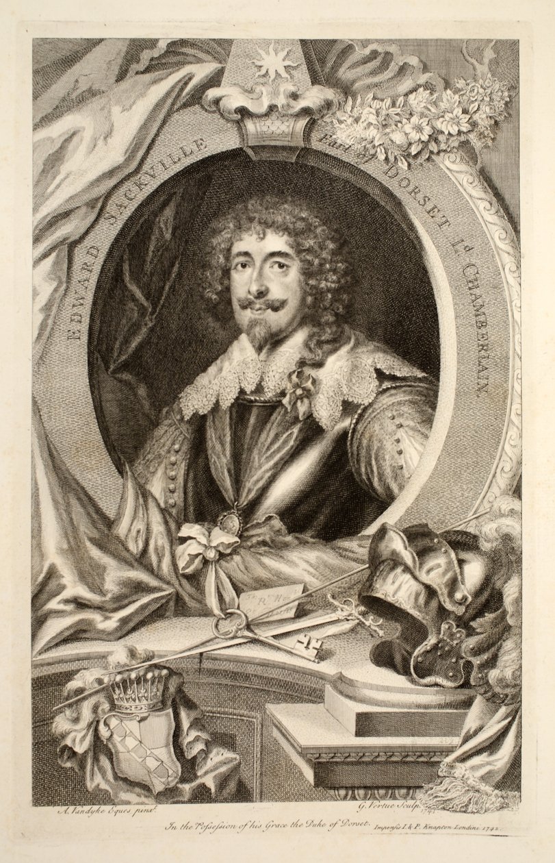 Retrato de Edward Sackville, ilustración de 
