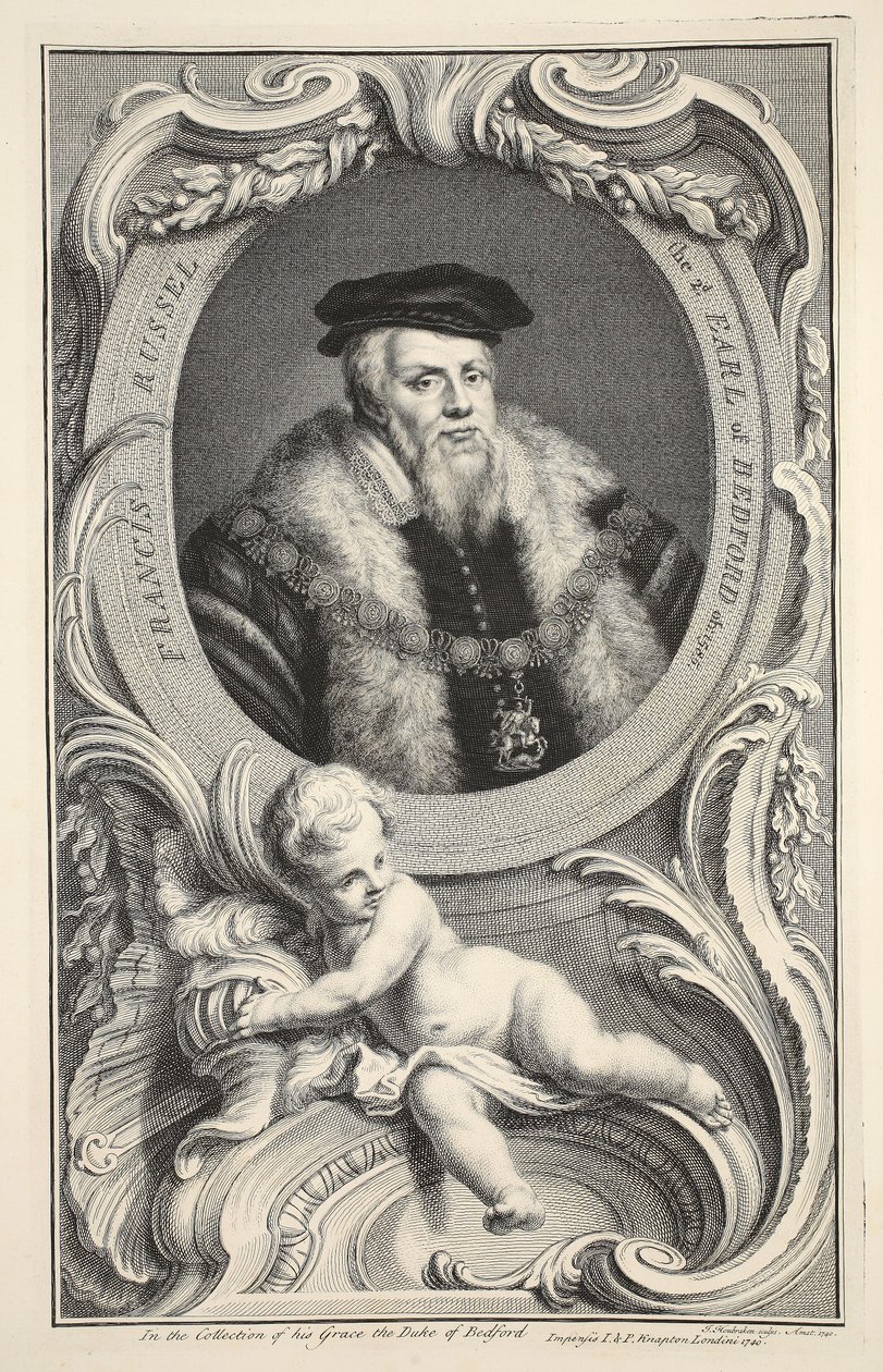 Retrato de Francis Russell, ilustración de 
