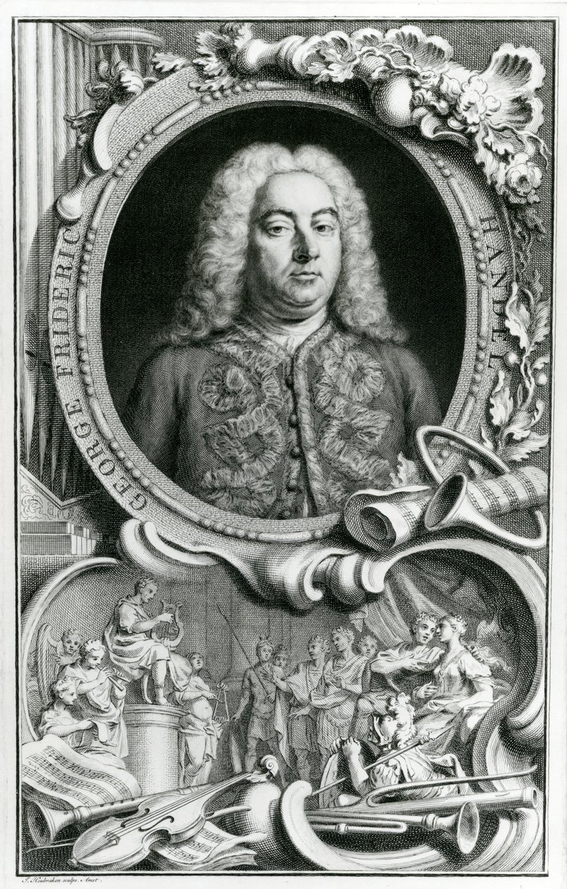 Retrato De George Frideric Handel Ilustración De George Frideric