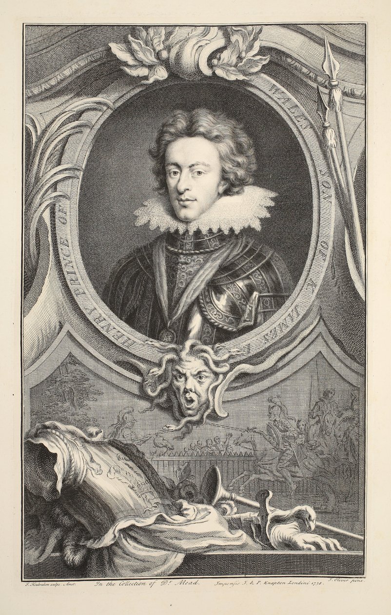 Retrato de Enrique, Príncipe de Gales, ilustración de 