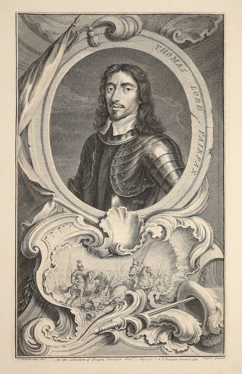 Retrato de Thomas, Lord Fairfax, ilustración de 