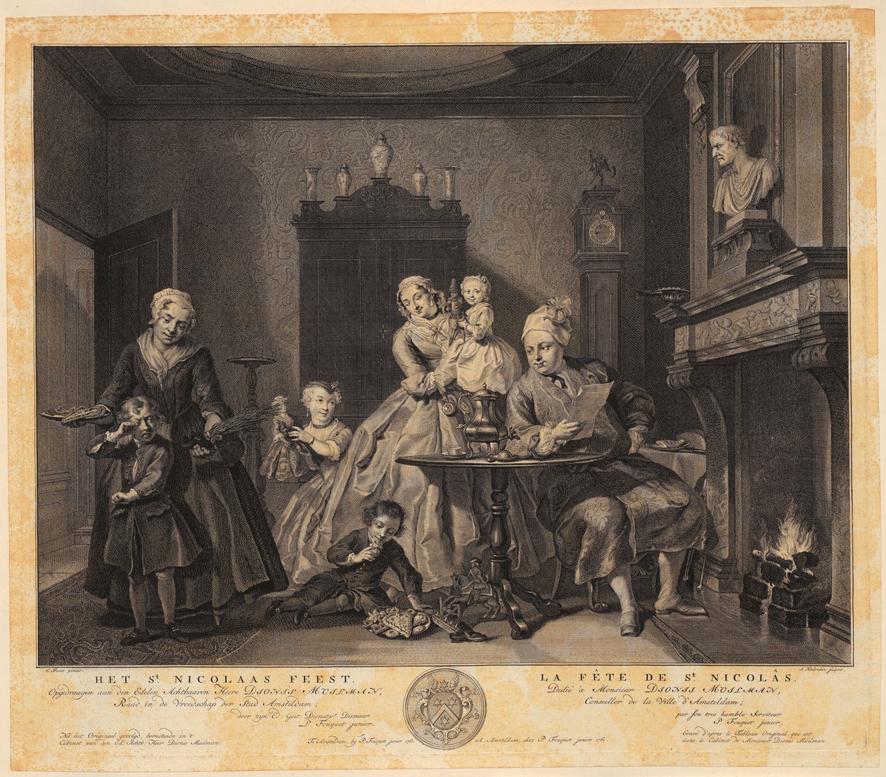 Fiesta de San Nicolás de Jacobus Houbraken