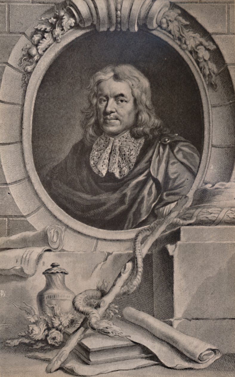 Thomas Sydenham, médico inglés, c1747 1894 de Jacobus Houbraken