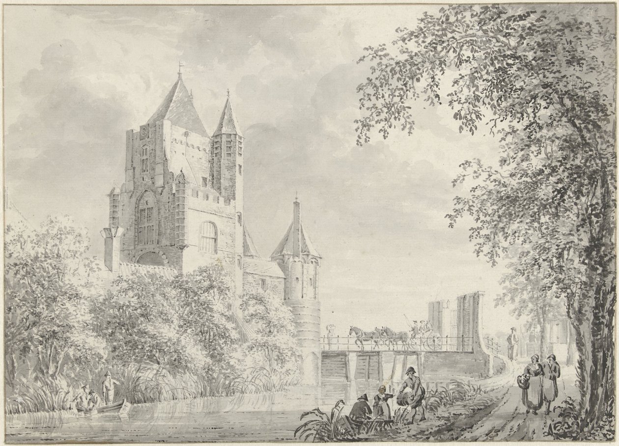 puerta de la ciudad de Jacobus Kops (attributed to)