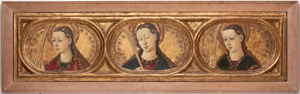 Tres vírgenes mártires de Jacomart c.1413 61 Baco