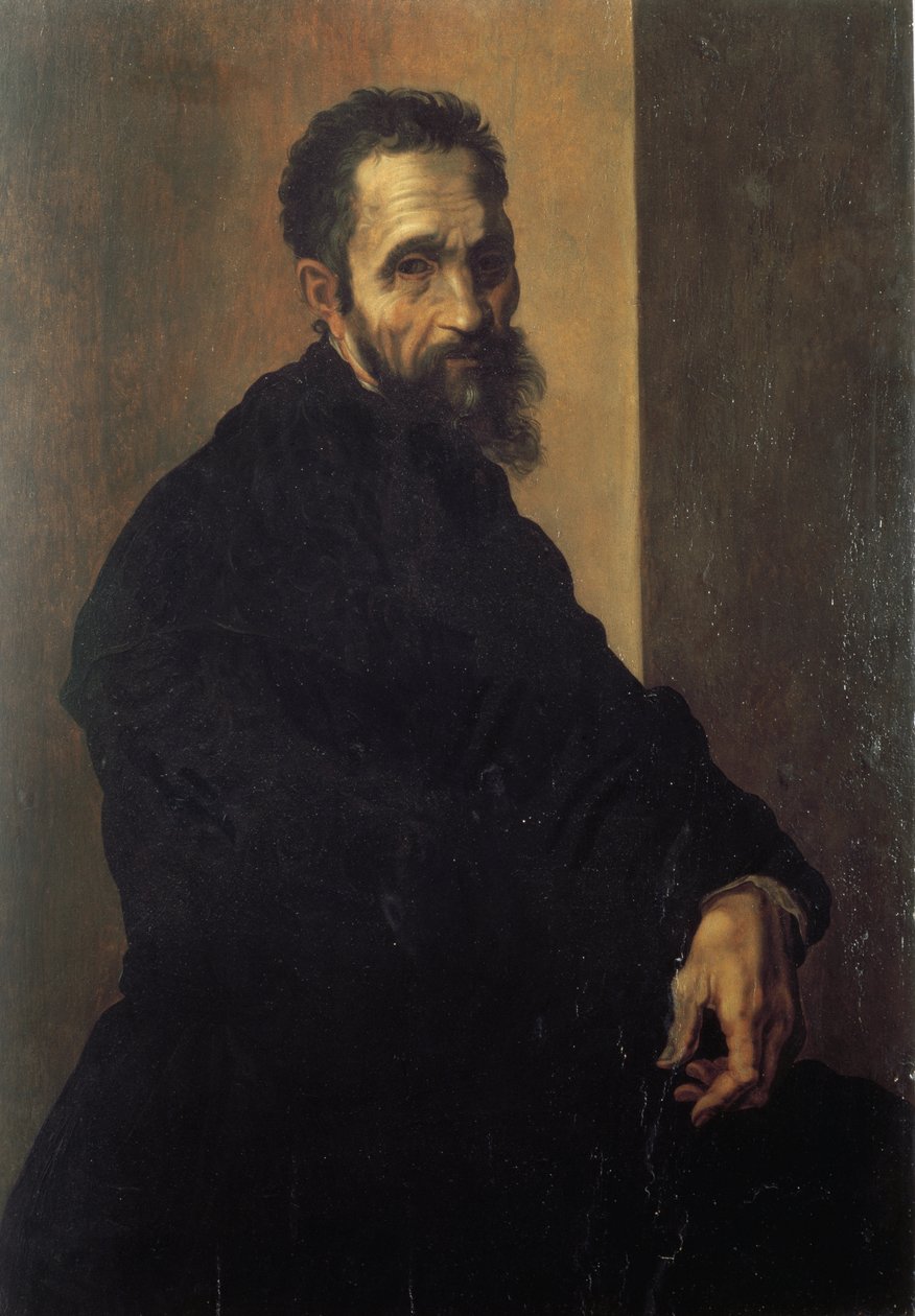 Retrato de Miguel Ángel Buonarroti, conocido como Miguel Ángel de Jacopino del Conte