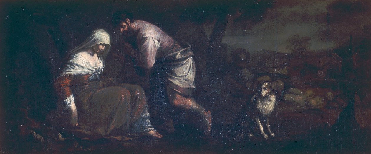 Judá y Tamar de Jacopo Bassano