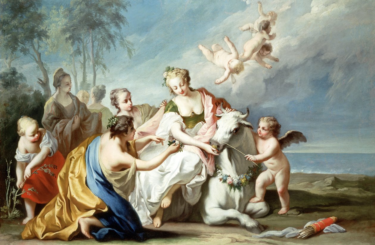 El rapto de Europa de Jacopo Amigoni