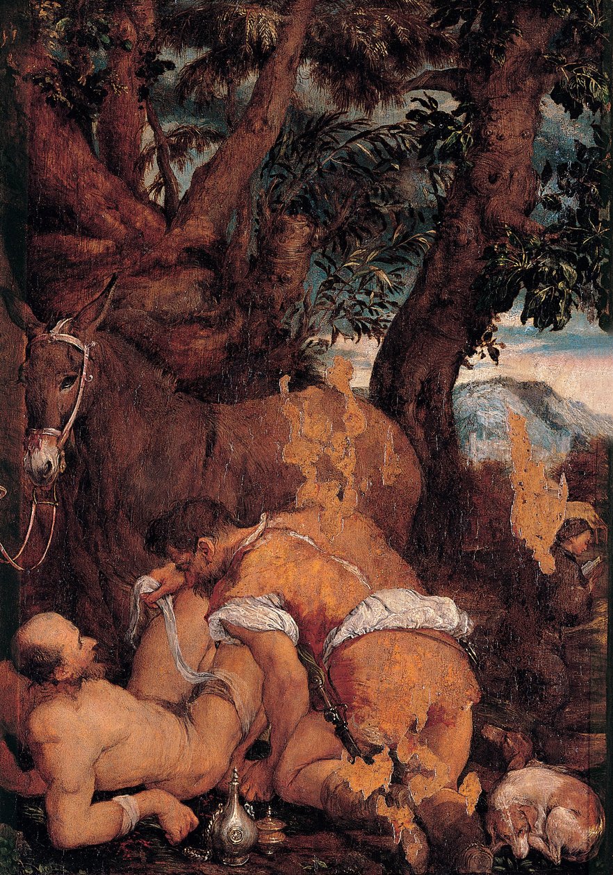 El buen samaritano de Jacopo Bassano