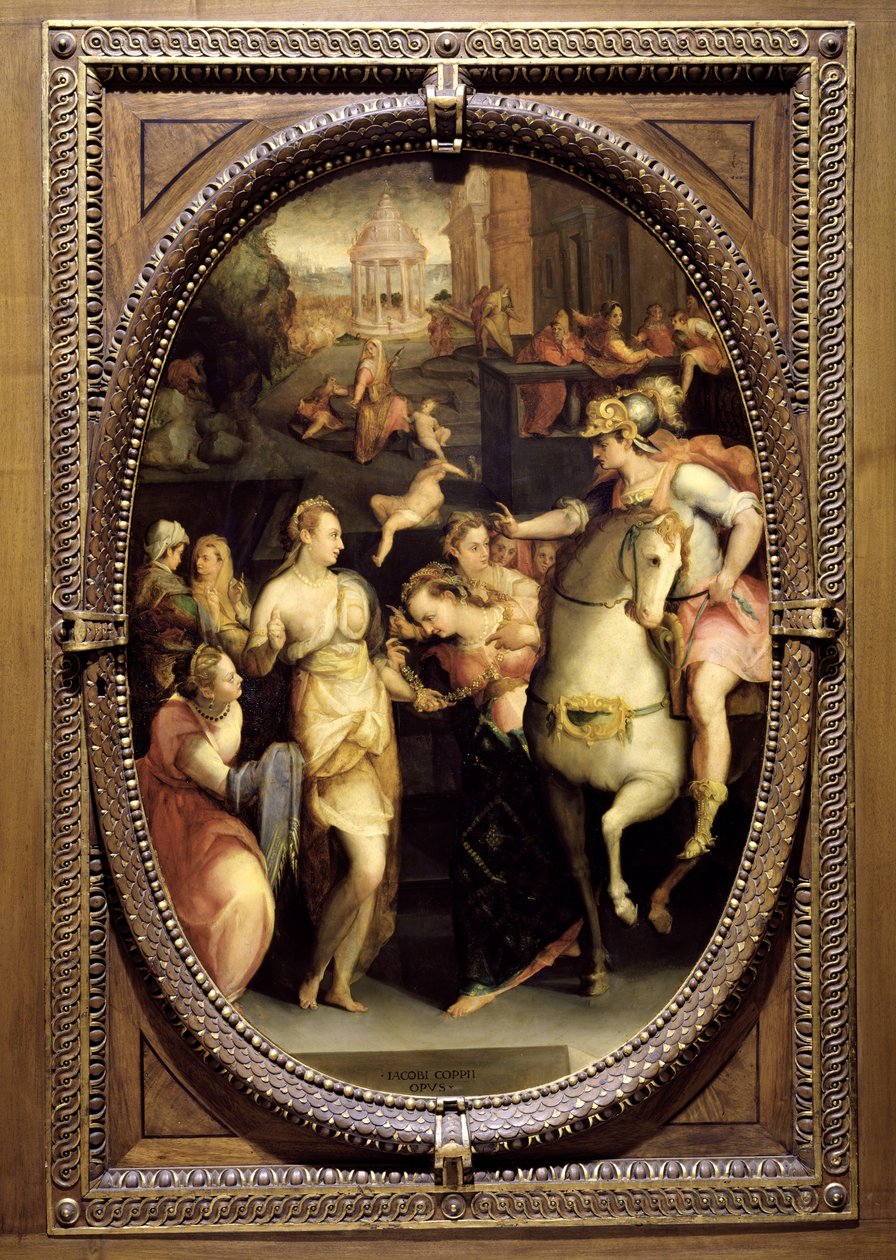 La Familia de Darío ante Alejandro Magno (356-323 a.C.) 1572 de Jacopo Coppi