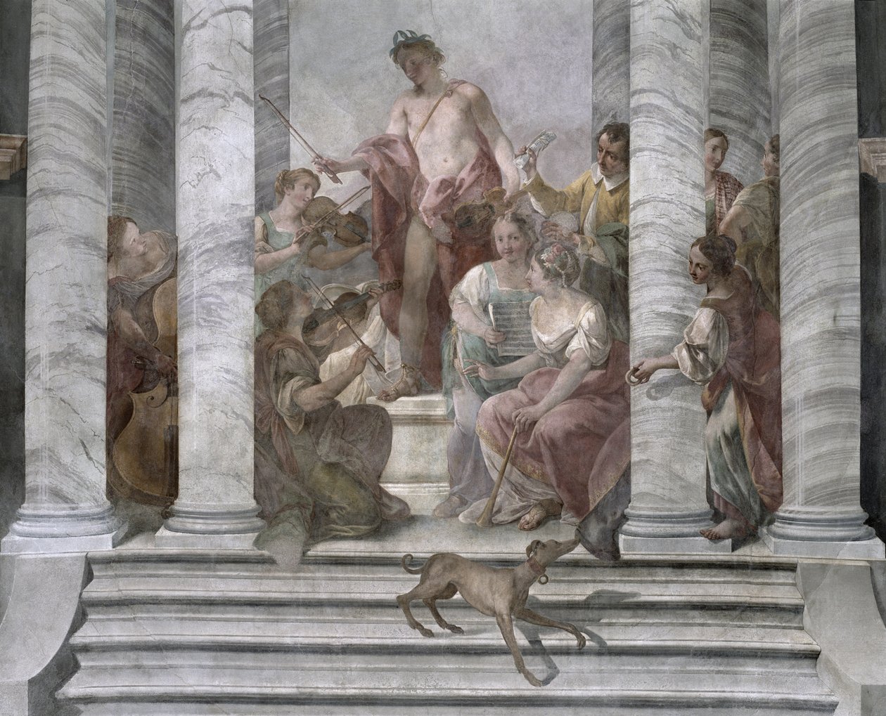 Sala de música (detalle) de Jacopo Guarana