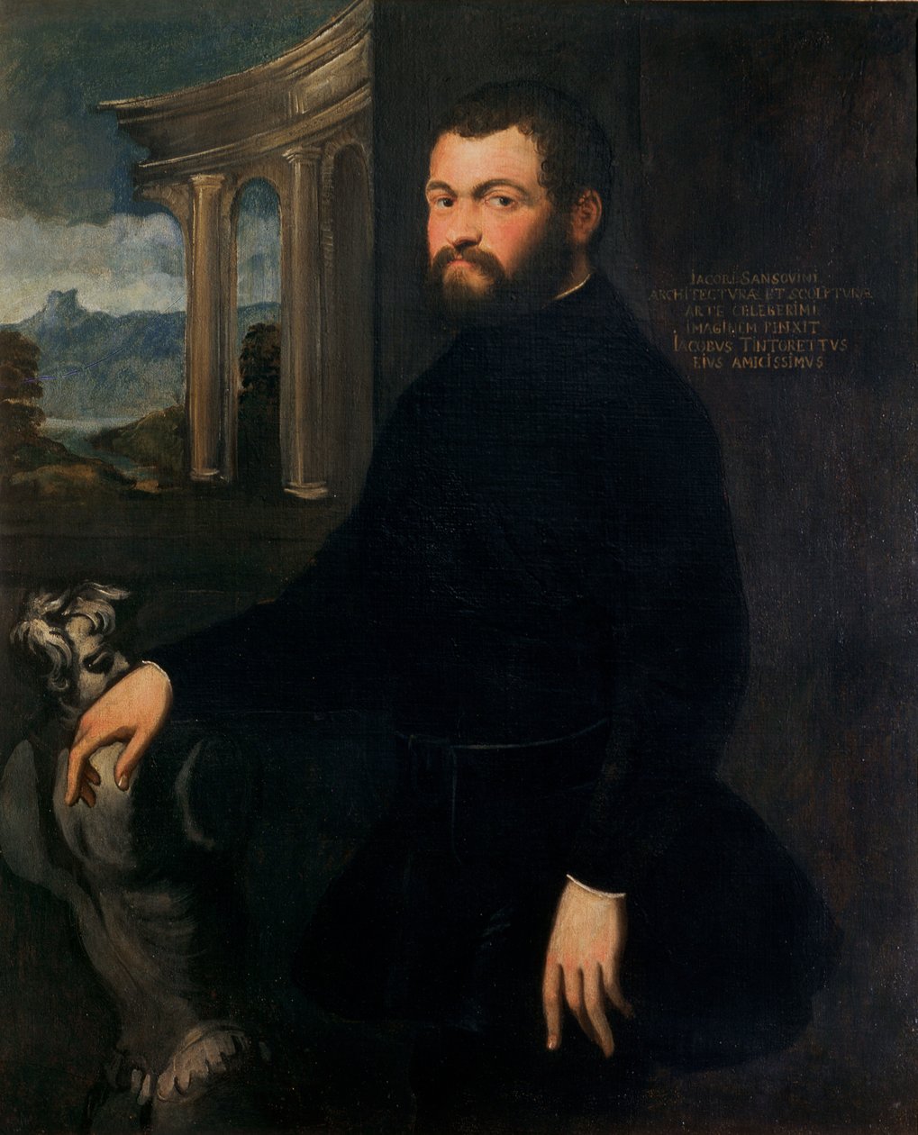 Jacopo Sansovino (1486-1570), originalmente Tatti, escultor y arquitecto estatal en Venecia de Jacopo Robusti Tintoretto