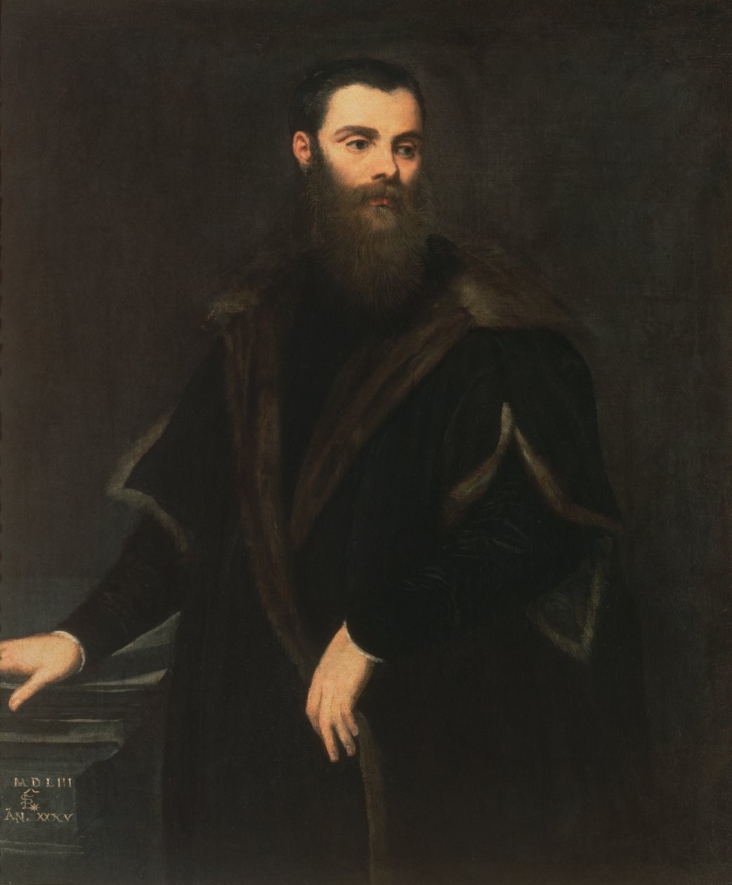 Lorenzo Soranzo (1519-75), a los 35 años, 1553 de Jacopo Robusti Tintoretto