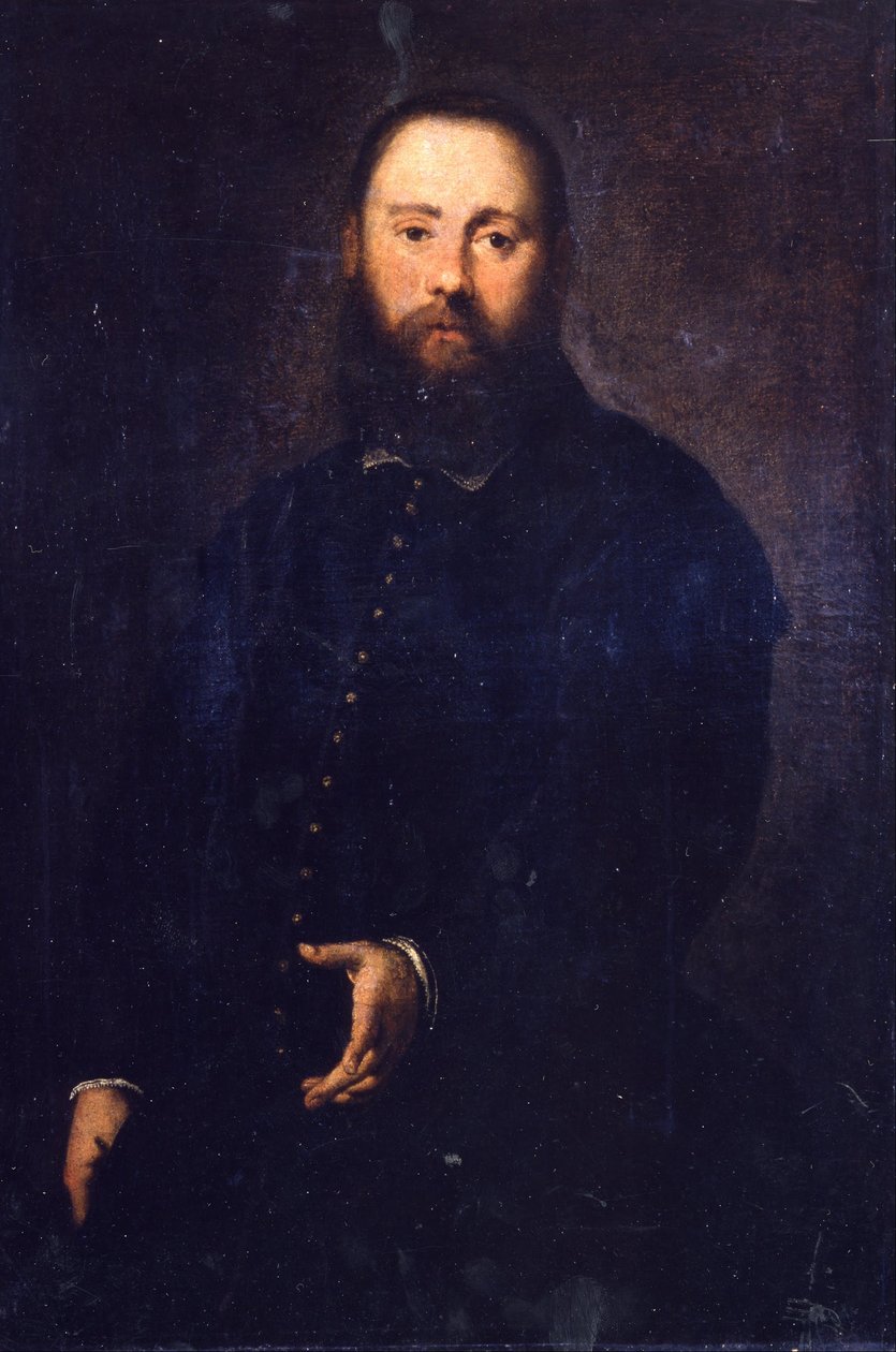 Retrato de un caballero de Jacopo Robusti Tintoretto