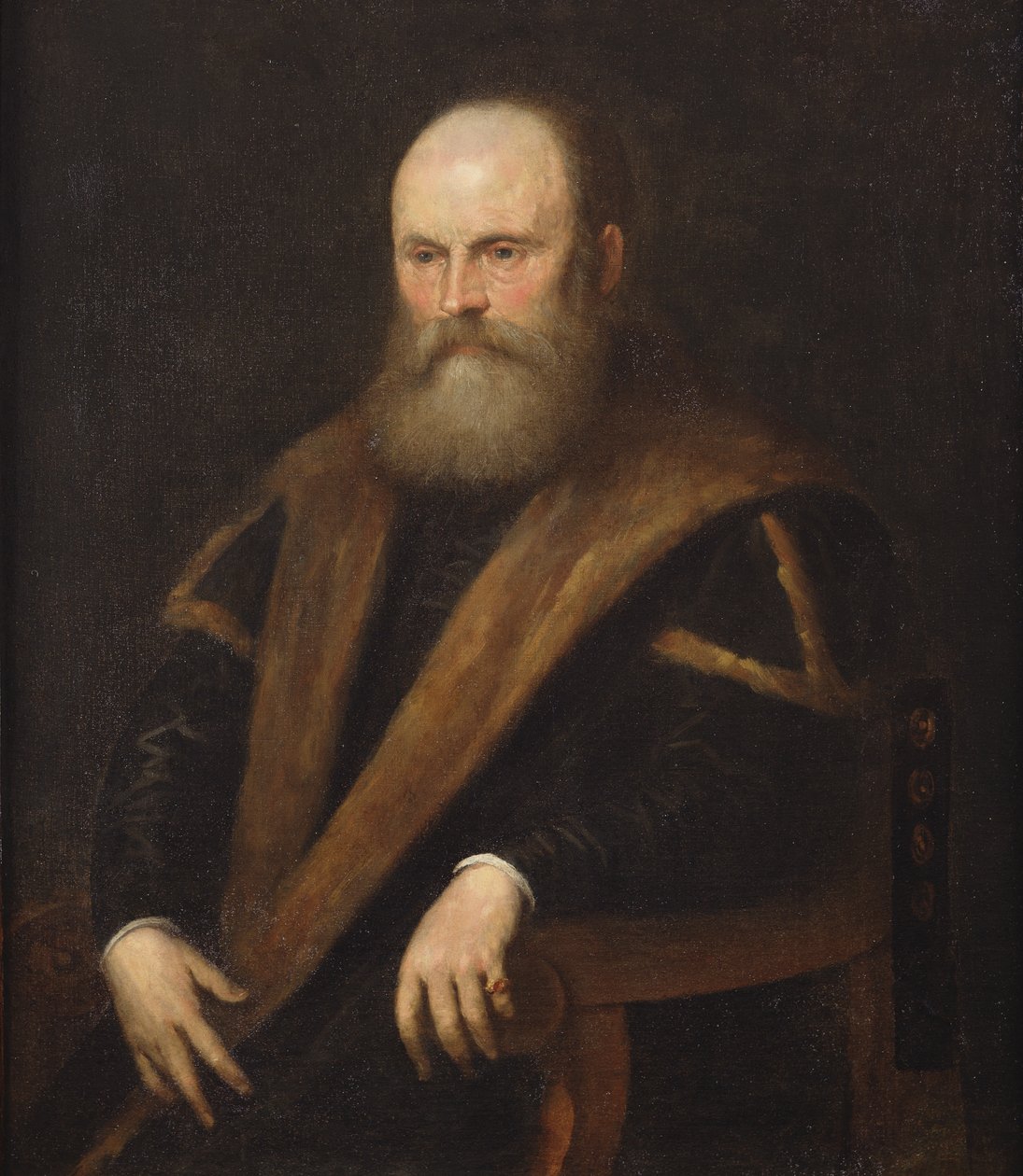 Retrato de un noble veneciano de Jacopo Robusti Tintoretto