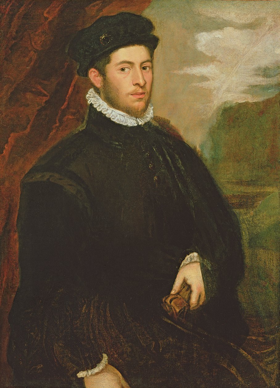 Retrato de un noble de Jacopo Robusti Tintoretto