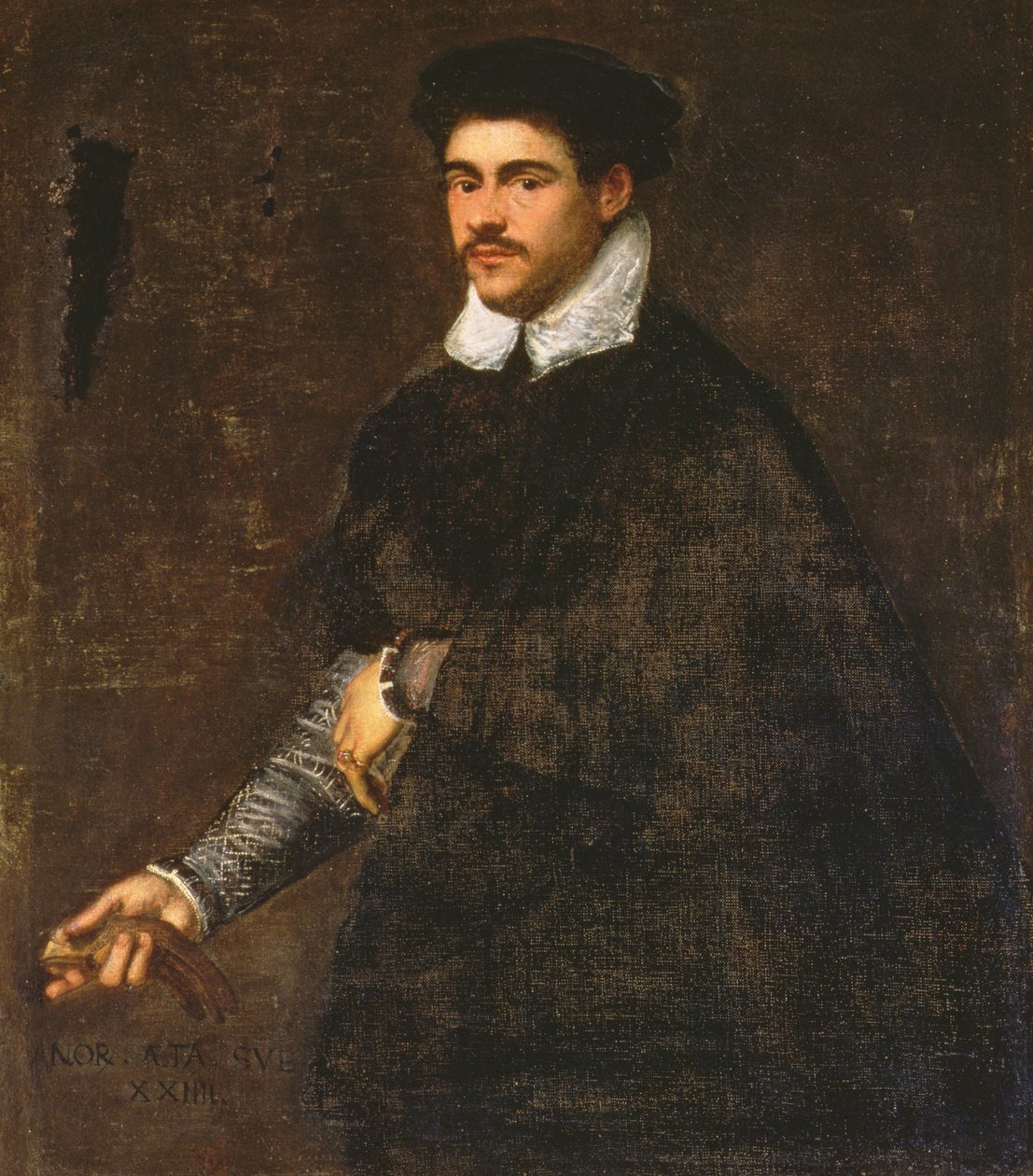 Retrato de un joven de Jacopo Robusti Tintoretto