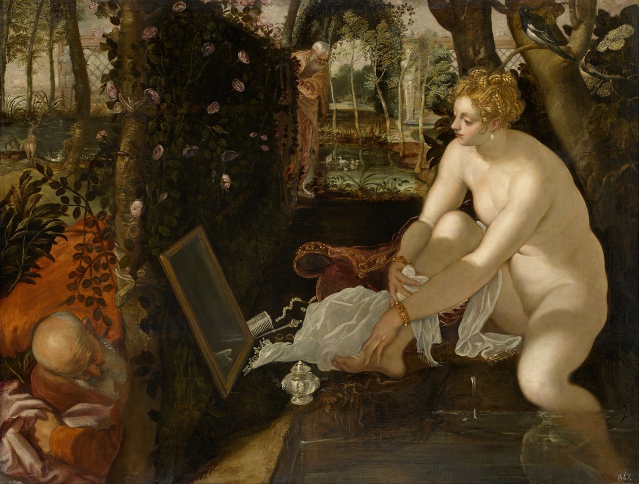 Susana y los ancianos de Jacopo Robusti Tintoretto