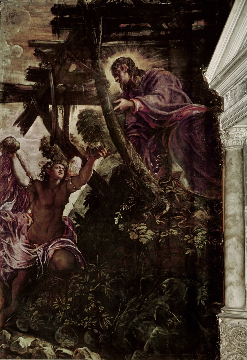 La tentación de Cristo, c.1575 de Jacopo Robusti Tintoretto