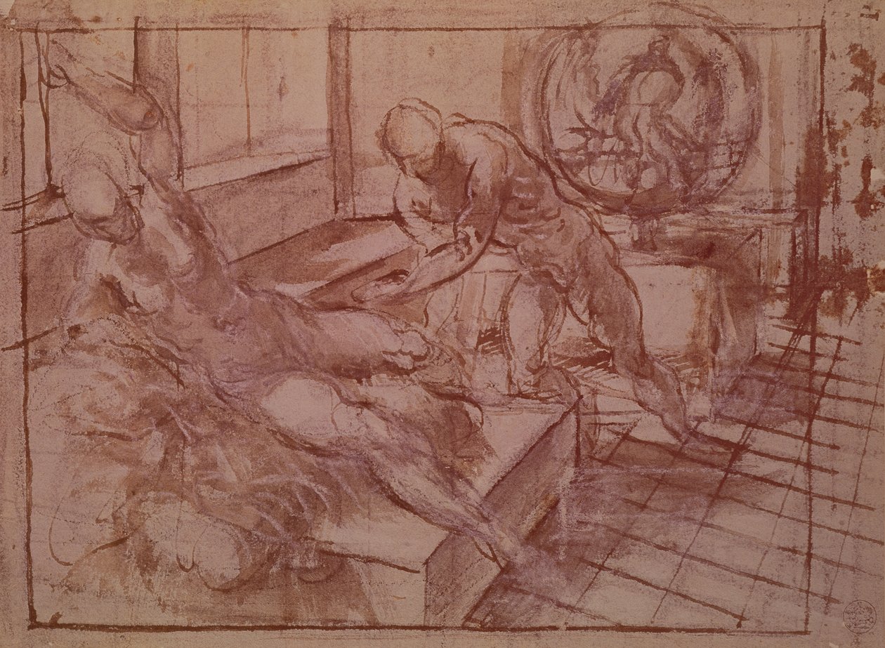 Vulcano y Venus de Jacopo Robusti Tintoretto