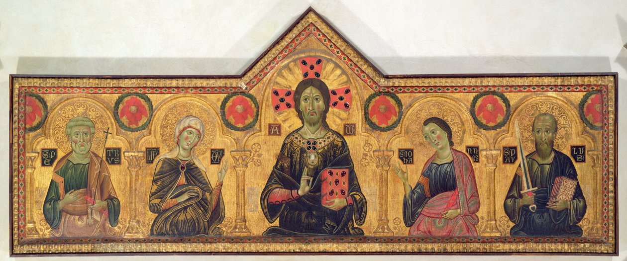 El Redentor, Virgen y Santos, 1271 de Jacopo di Meliore