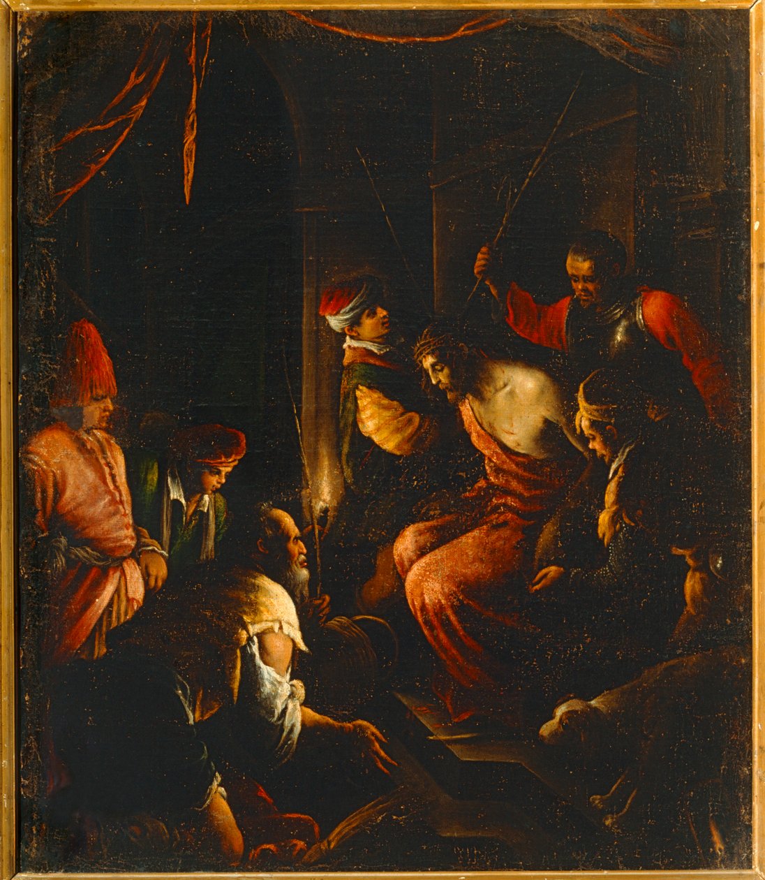 Coronación de espinas (pintura) de Jacopo (1510-92) Bassano