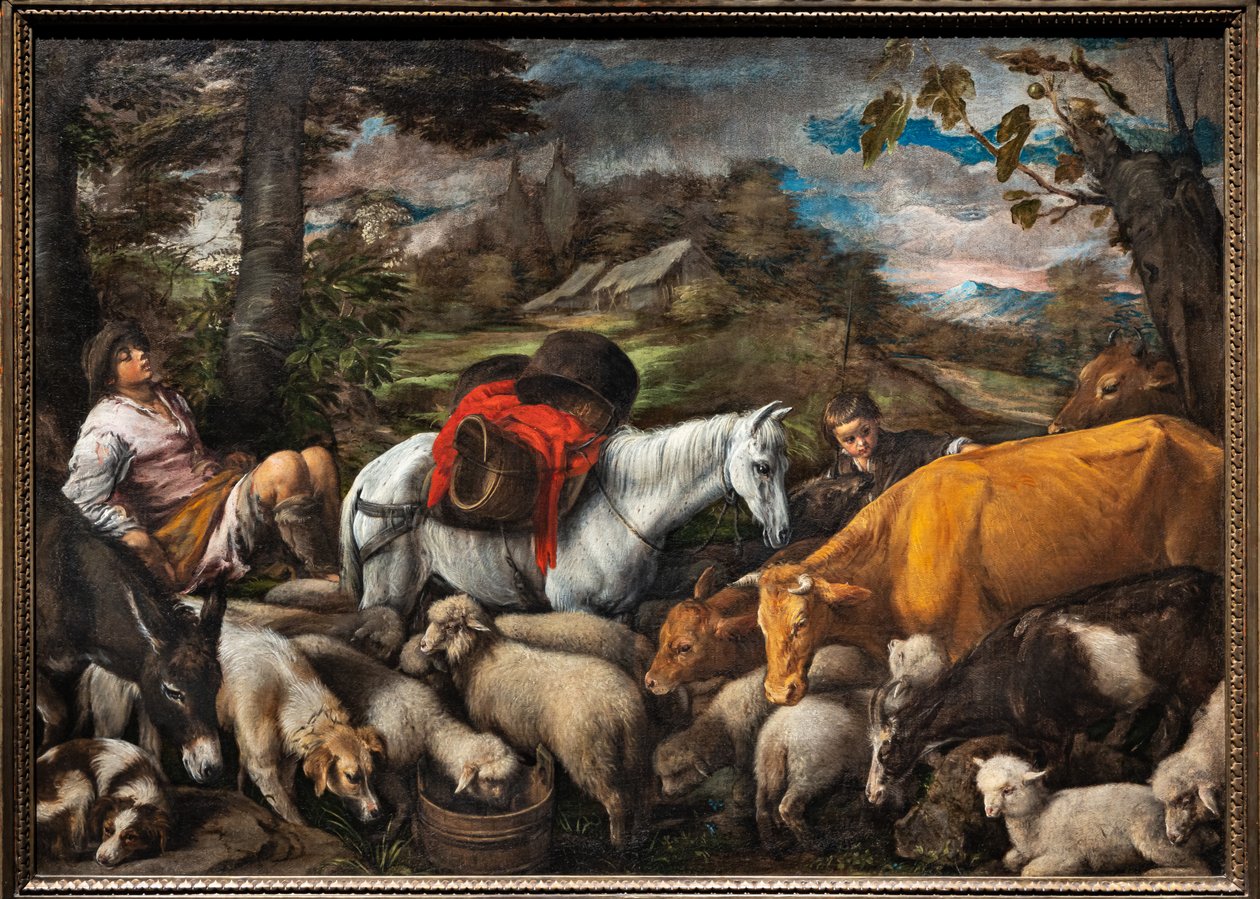 Pastoral (El caballo blanco) de Jacopo (1510 92) Bassano