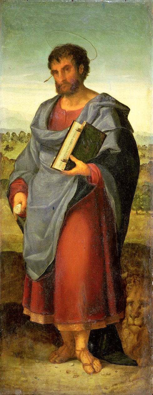 San Marcos (óleo sobre tabla) de Jacopo (c.1480-1528) Palma