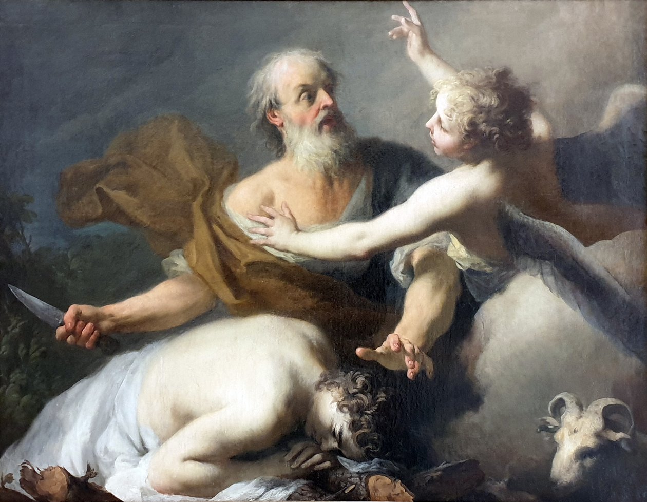 El sacrificio de Abraham de Jacopo Amigoni