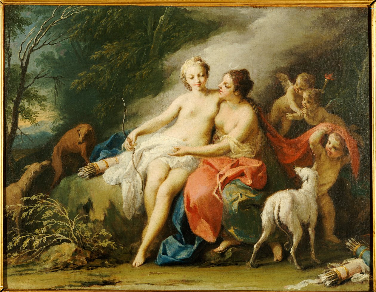 Júpiter y Calisto de Jacopo Amigoni