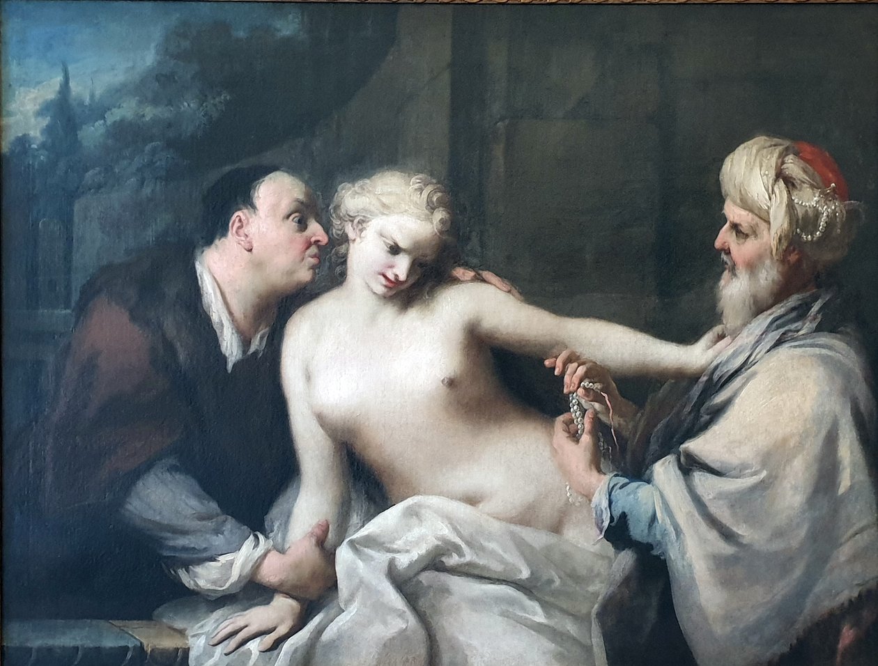 Susana y los ancianos de Jacopo Amigoni