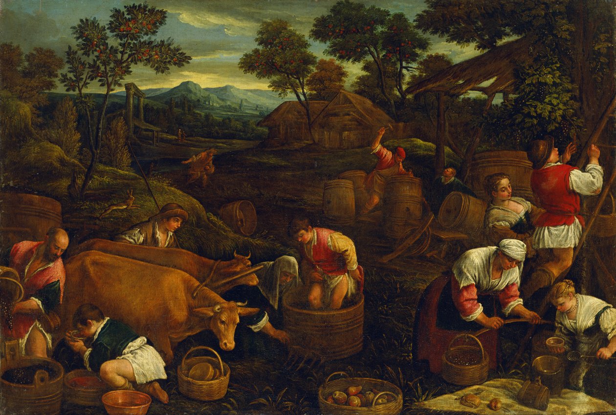 Otoño de Jacopo Bassano