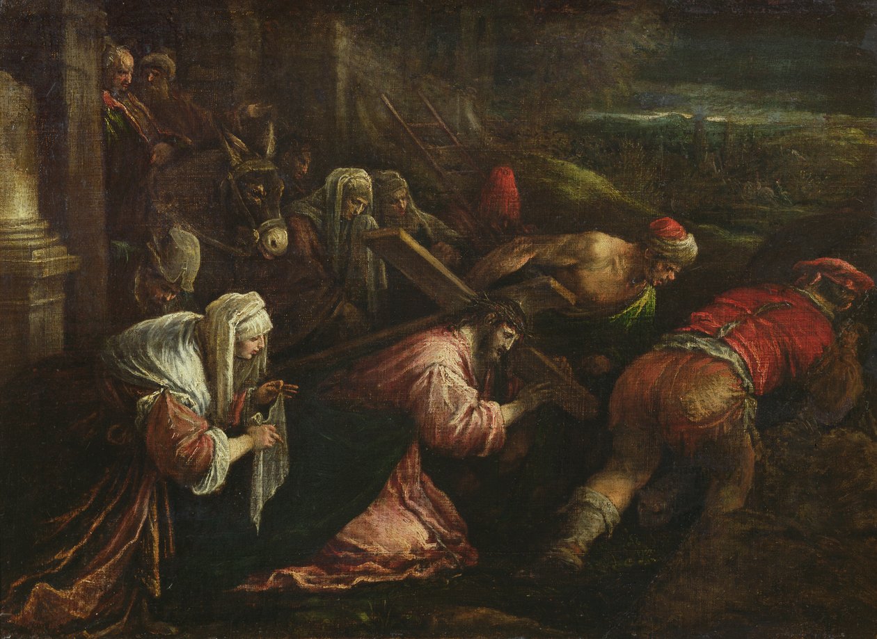 Cristo cargando la cruz, c.1570-80 de Jacopo Bassano
