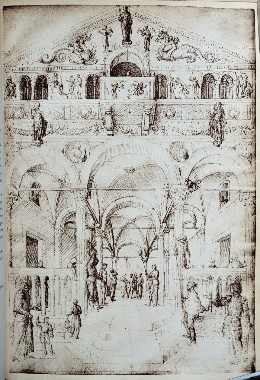 La flagelación de Cristo de Jacopo Bellini