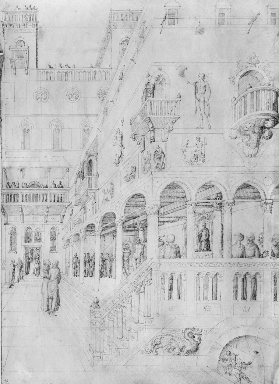 La Flagelación, del Álbum de dibujos de Jacopo Bellini de Jacopo Bellini
