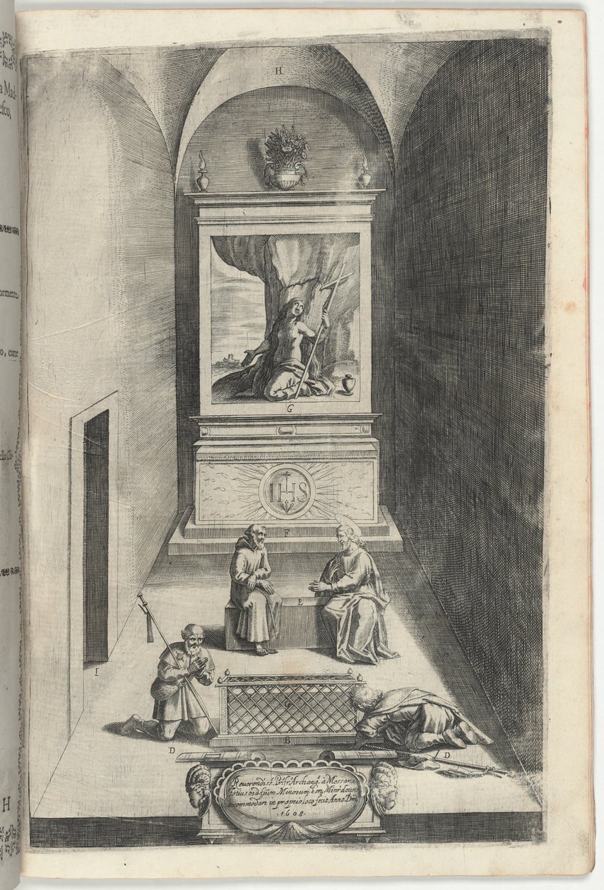 Interior de la Capilla de María Magdalena [lámina H] de Jacopo Ligozzi