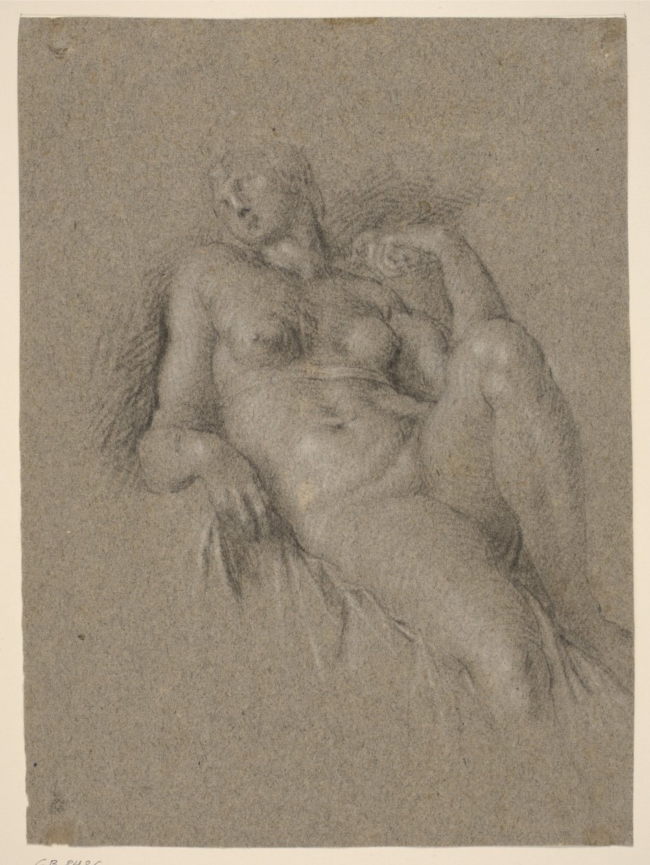 Copia de "Aurora" de Miguel Ángel, de la tumba de Lorenzo de Médici en la Sagrestia Nuova en S. Lorenzo, Florencia de Jacopo Palma